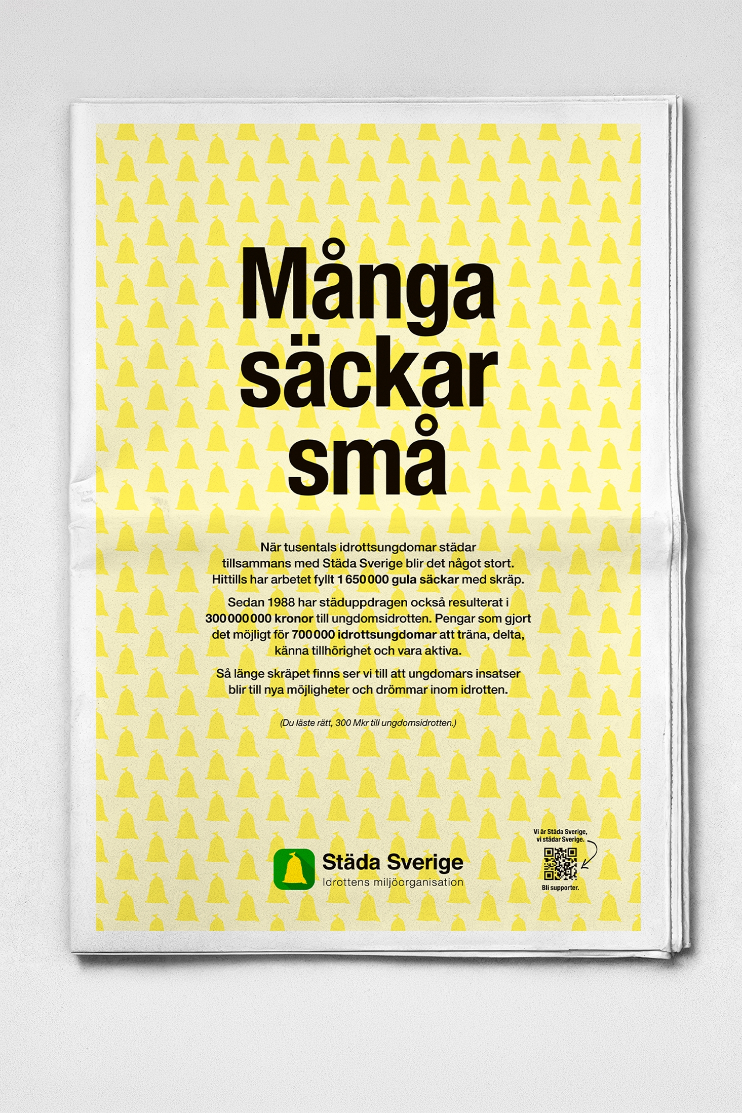 Städa Sverige – Många säckar små